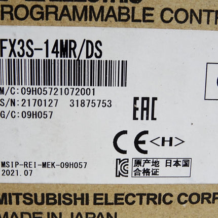 Mitsubishi Electric FX3S-14MR/DS Grundgerät / Neu OVP - Maranos.de