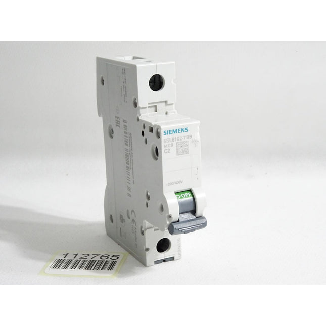 Siemens Leitungsschutzschalter 5SL6102-7BB MCB C2 / Unbenutzt - Maranos.de