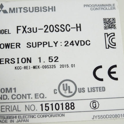 Mitsubishi Electric FX3U-20SSC-H Zweiachsen-Positioniermodul - Maranos.de