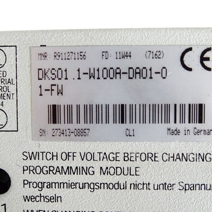 Indramat DKS01.1-W100A-DA01-01-FW R911271156 AC Servo Drive - Maranos.de