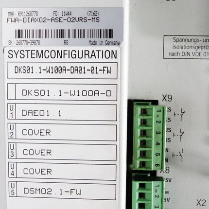 Indramat DKS01.1-W100A-DA01-01-FW R911271156 AC Servo Drive - Maranos.de