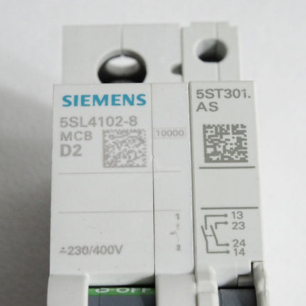 Siemens Leitungsschutzschalter 5SL4102-8 MCB D2 / Unbenutzt - Maranos.de
