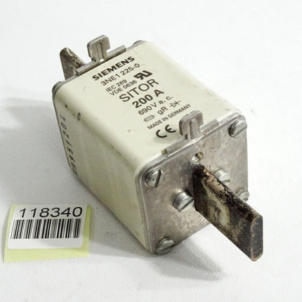 Siemens 3NE1225-0 Sitor 200A 690VAC Sicherungseinsatz NH1 gS - Maranos.de