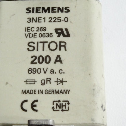 Siemens 3NE1225-0 Sitor 200A 690VAC Sicherungseinsatz NH1 gS - Maranos.de
