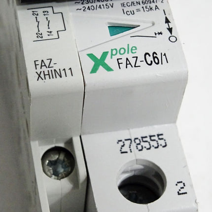 Moeller Leitungsschutzschalter Xpole FAZ-C6/1