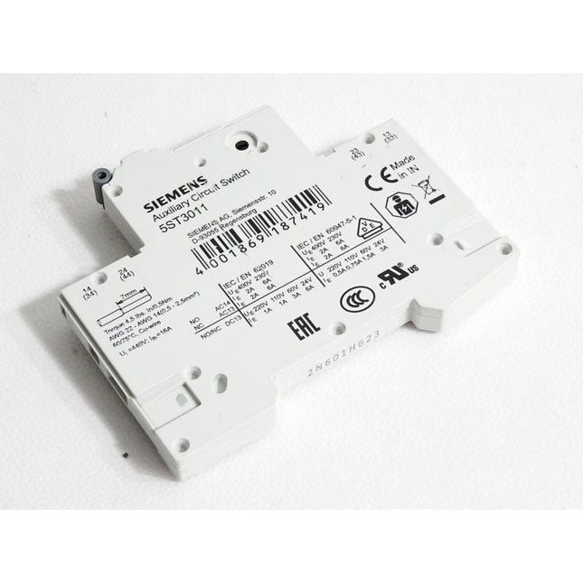 Siemens 5ST3011 Hilfsstromschalter / Unbenutzt - Maranos.de