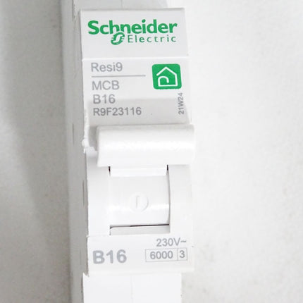Schneider Electric Leitungsschutzschalter resi9 MCB B16 R9F23116 / Neuwertig