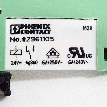 Phoenix Contact Relais mit Sockel PLC-BSP- 24DC/21 2967219 + 2961105 Unbenutzt - Maranos.de