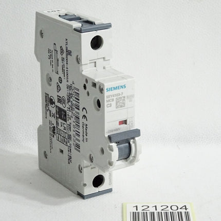 Siemens Leitungsschutzschalter 5SY4103-7 MCB C3