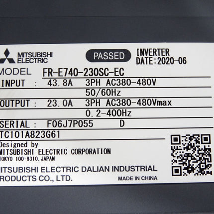Mitsubishi Electric Inverter FR-E740-230SC-EC 11kW / Neuwertig - Maranos.de