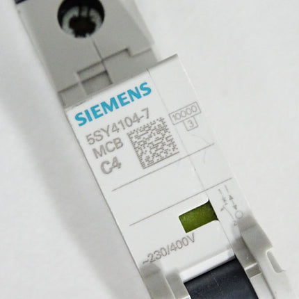 Siemens Leitungsschutzschalter 5SY4104-7 MCB C4