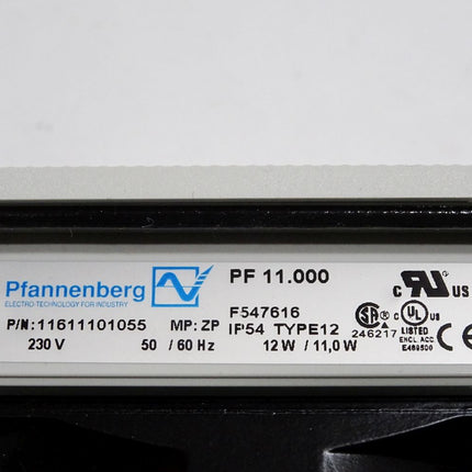Pfannenberg Filterlüfter 1161110155 PF11.000 PF 11.000 / Unbenutzt - Maranos.de