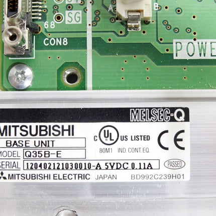 Mitsubishi Electric Base Unit Q35B-E Hauptbaugruppenträger 5-Slot - Maranos.de