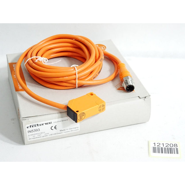 Ifm electronic Induktiver Sensor IN5393 IN-3004-BPKG/3,5M/US / Neu OVP
