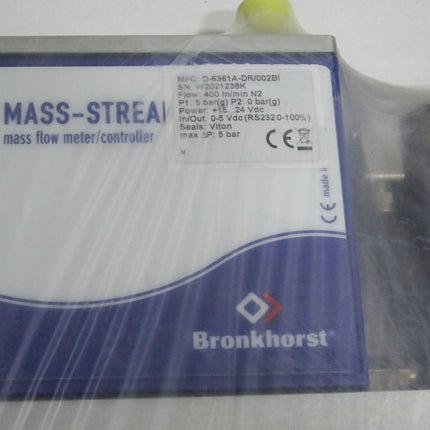 Bronkhorst Mass Flow Meter D-6361A-DR/002BI / Neu OVP - Maranos.de