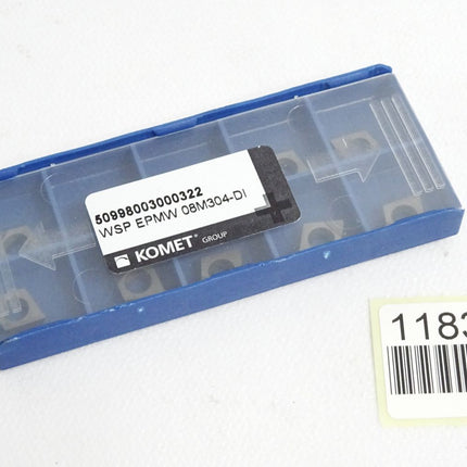 Komet Wendeschneidplatte 50998003000322 WSP EPMW 08M304-DI / Inhalt:10 Stück - Maranos.de