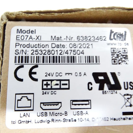 Tci 7-Zoll-Touchpanel E07A-XI 63823462 / Neu OVP - Maranos.de