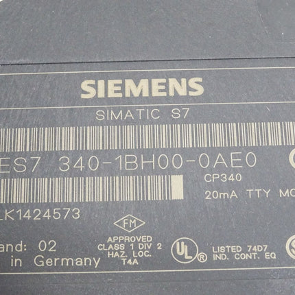 Siemens S7-300 CP340 6ES7340-1BH00-0AE0 6ES7 340-1BH00-0AE0 - Maranos.de
