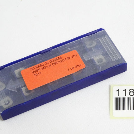 JEL Wendeschneidplatte WSP MPLX 080320 FR-701 50.9980.03.000888 Inhalt:10 Stück - Maranos.de