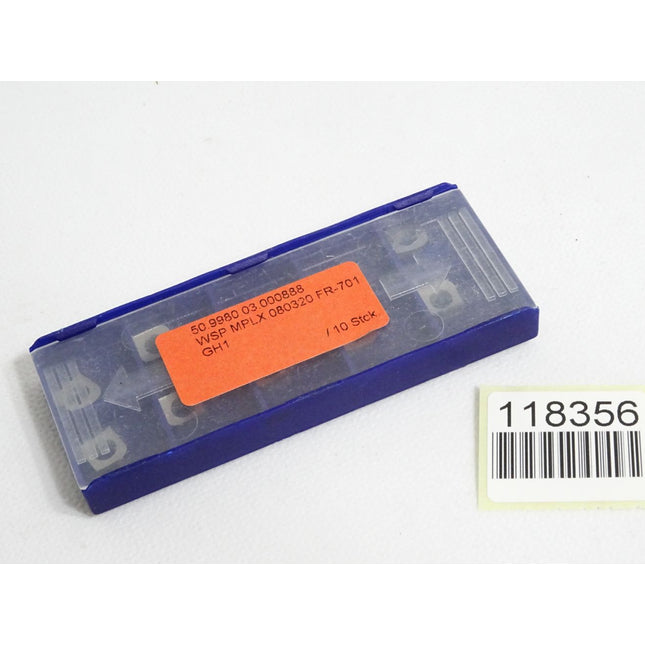 JEL Wendeschneidplatte WSP MPLX 080320 FR-701 50.9980.03.000888 Inhalt:10 Stück - Maranos.de