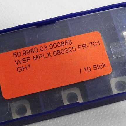 JEL Wendeschneidplatte WSP MPLX 080320 FR-701 50.9980.03.000888 Inhalt:10 Stück - Maranos.de