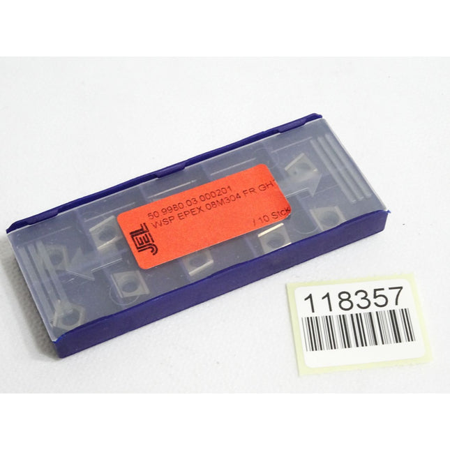 JEL Wendeschneidplatte WSP EPEX 08M304 FR GH 50.9980.03.000201 Inhalt:10 Stück - Maranos.de