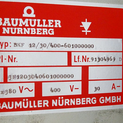 Baumüller BKF12/30/400-601000000 BKF 12/30/400-601000000 Gleichstromrichter - Maranos.de
