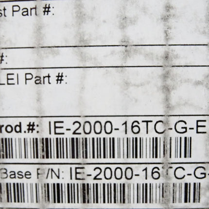 Cisco IE-2000-16TC-G-E Industrial Ethernet 2000 Series Switch Managed / Neu OVP - Maranos.de