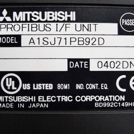 Mitsubishi Electric A1SJ71PB92D Profibus I/F Unit - Maranos.de