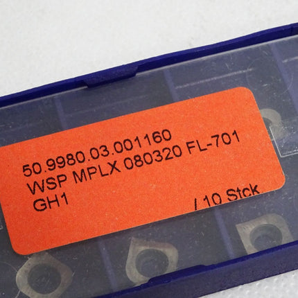 JEL Wendeschneidplatte WSP MPLX 080320 FL-701 50.9980.03.001160 / Inhalt:8 Stück - Maranos.de