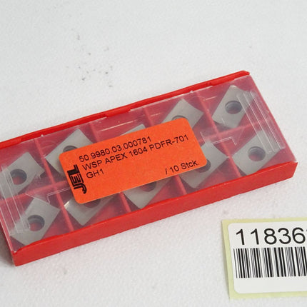 JEL Wendeschneidplatte WSP APEX 1604 PDFR-701 50.9980.03.000781 Inhalt:10 Stück - Maranos.de