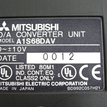 Mitsubishi Electric A1S68DAV D/A Converter Unit - Maranos.de