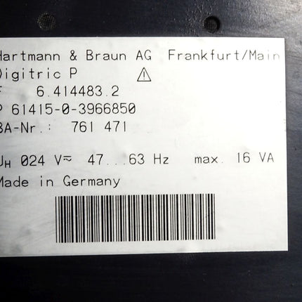 Hartmann&Braun Digitric P Regler für Industrie und Prozesstechnik