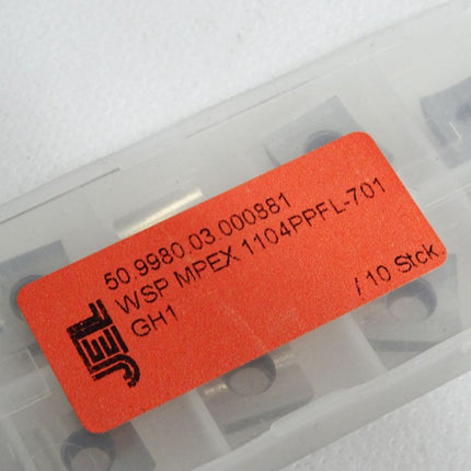 JEL Wendeschneidplatte WSP MPEX 1104PPFL-701 50.9980.03.000881 / Inhalt:10 Stück - Maranos.de