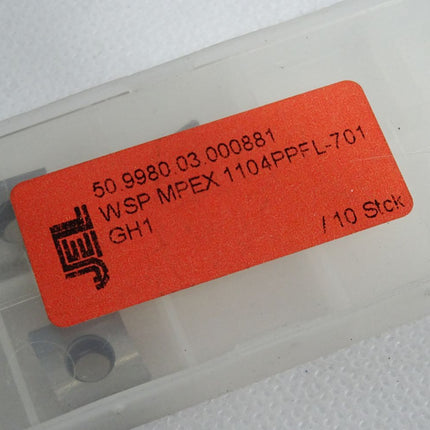 JEL Wendeschneidplatte WSP MPEX 1104PPFL-701 50.9980.03.000881 / Inhalt:5 Stück - Maranos.de
