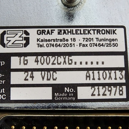 Jenbacher Energie Alpha Numeric Display TG4002CXG