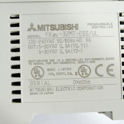 Mitsubishi Electric FX2N-32MT-ESS/UL Programmable Controller - Maranos.de