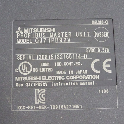 Mitsubishi Electric Profibus Master Unit QJ71PB92V - Gehäuse leicht beschädigt - Maranos.de