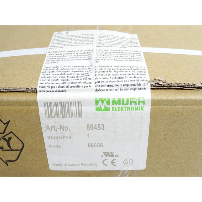 Murr Elektronik 86453 MTL Einphasen Sicherheitstransformator Neu OVP versiegelt - Maranos.de