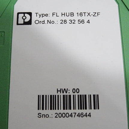 Phoenix Contact 2832564 FL HUB 16TX-ZF Ethernet-Hub / Neu OVP - Maranos.de