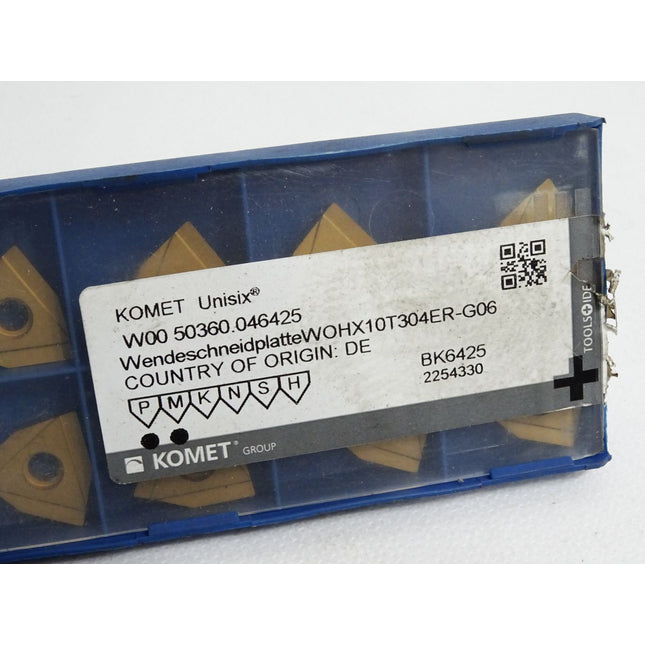 Komet Unisix Wendeschneidplatte 50360.046425 WOHX10T304ER-G06 / Inhalt: 8 Stück - Maranos.de