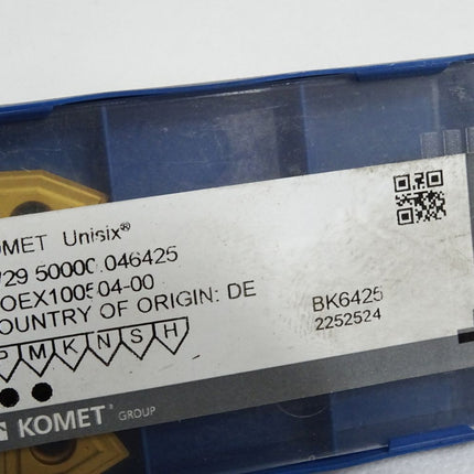 Komet Unisix Wendeschneidplatte 50000.046425 WOEX100504-00 /Inhalt:6 Stück - Maranos.de