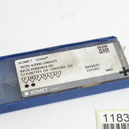 Komet Unisix Wendeschneidplatte 42000.046425 WOEX080404-00 /Inhalt:3 Stück - Maranos.de