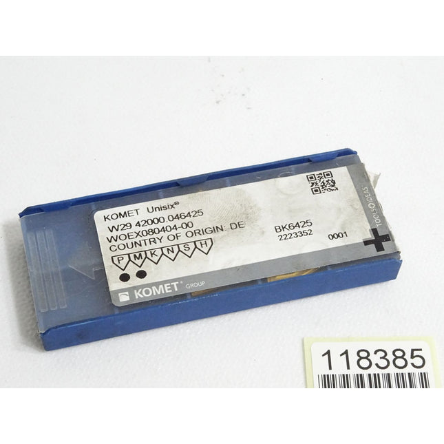 Komet Unisix Wendeschneidplatte 42000.046425 WOEX080404-00 /Inhalt:3 Stück - Maranos.de