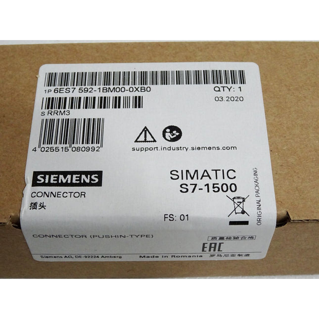 Siemens S7-1500 6ES7592-1BM00-0XB0 6ES7 592-1BM00-0XB0 / Neu OVP versiegelt - Maranos.de