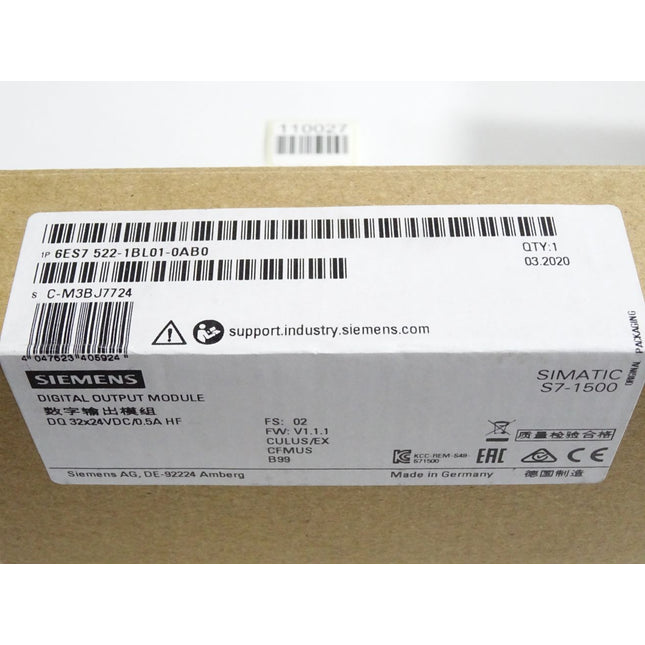 Siemens S7-1500 6ES7522-1BL01-0AB0 6ES7 522-1BL01-0AB0 / Neu OVP versiegelt - Maranos.de