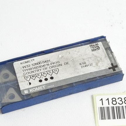 Komet Wendeschneidplatte 32600.0421 TPHB160304FN-PK10 / Inhalt:10 Stück - Maranos.de