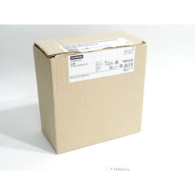 Siemens S7-1500 6ES7507-0RA00-0AB0 6ES7 507-0RA00-0AB0 / Neu OVP - Maranos.de