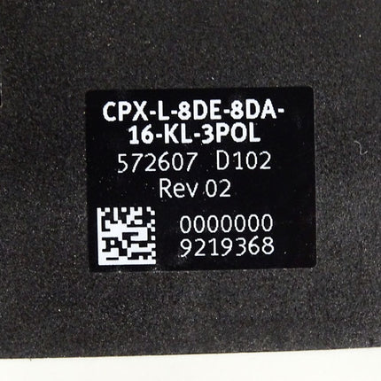 Festo Ein-/Ausgangsmodul CPX-L-8DE-8DA-16-KL-3POL 572607