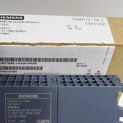 Siemens CM1542 6GK7542-1AX00-0XE0  - ohne Busverbinder / Neu OVP - Maranos.de